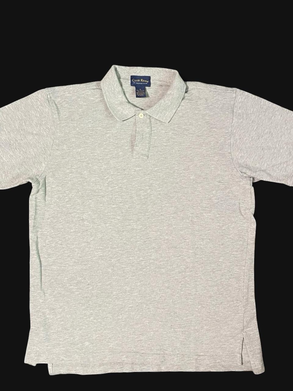 Club Room Men’s Light Heather Gray Polo